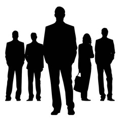 
business peopl  Silhouette