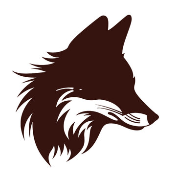 fox head silhouette 