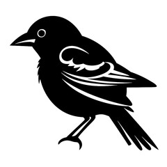 Sparrow silhouette icon