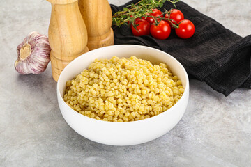 Organic wheat pasta - boiled ptitim