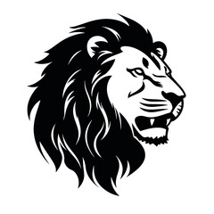 Fototapeta premium lion Silhouette