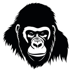 Obraz premium silhouette of a gorilla