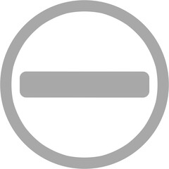 no sign