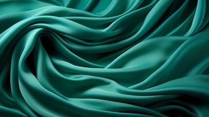 Obraz premium A vibrant emerald green solid color background