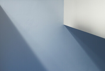Soft morning sunlight reflection on house ceiling. Minimalist background. Geometrical shapes....