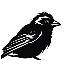 Sparrow silhouette icon