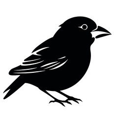 Sparrow silhouette icon