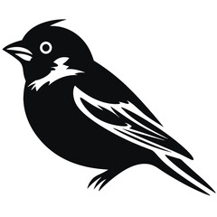 Sparrow silhouette icon