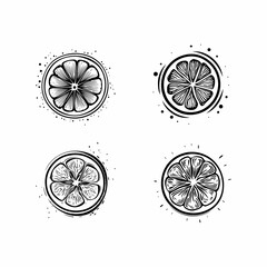 lemon icon vector illustration 