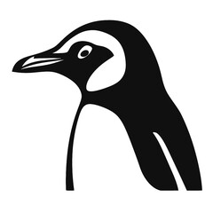 silhouette of a penguin