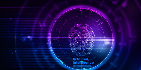 2d rendering Artificial Intelligence (AI) concept