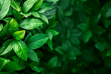 Green Leaves Background in Nature with Fresh Basil and Mint, Perfect for Garden and Agriculture Themes