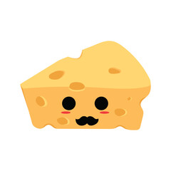 Cute Cheese Illustration