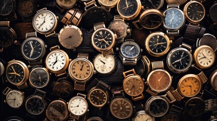The background of many watches is in Bronze color.