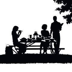 
family in the park
