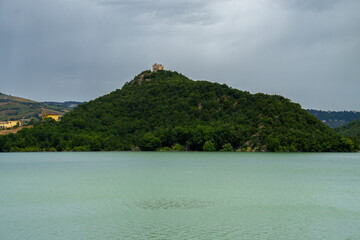 Obraz premium Sant'Angelo lake, in CHieti province, Abruzzo, Italy