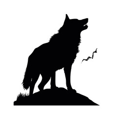 
wolf silhouette