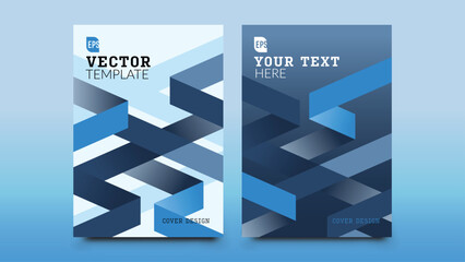 bg_abstract_geoVector graphic background minimalist geometric abstract pattern for business template _blue