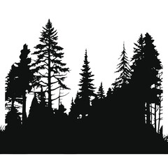 forest silhouette 