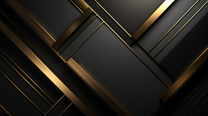 Abstract luxury background of metal with black and gold color