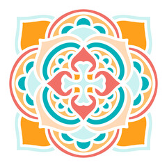 Illustration abstract flower