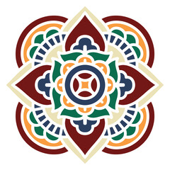 Obraz premium Illustration abstract flower