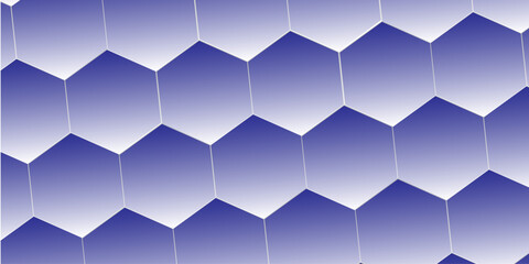 Simple flat vector interpolated hexagons