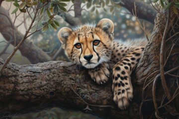 Image of baby cheetah