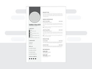 New Premium resume printing Design,