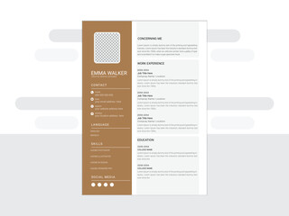 New Premium resume printing Design,