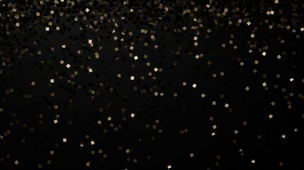The background of the confetti scattering is in Black color.