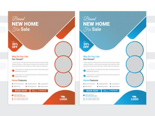 New Real Estate Flyer Design Template