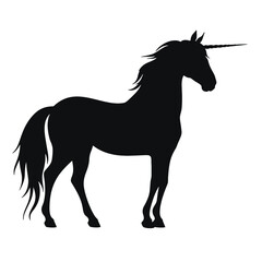 silhouette of a unicorn
