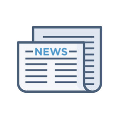 news paper icon design vector template