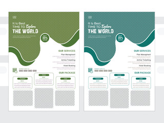 Vector a travel poster for travel shows a picture of a beach and the words travel design.