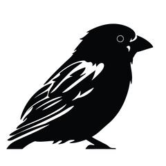 Sparrow silhouette icon