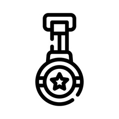 medal line icon
