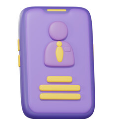 employeecard on phone