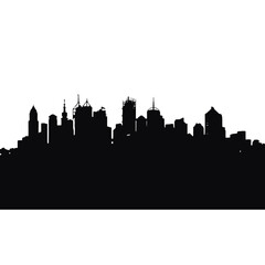 Obraz premium skyline silhouette