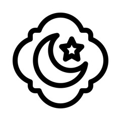 islam line icon