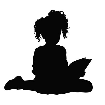 recommend clip art: child reading a book