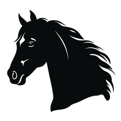 horse head silhouette