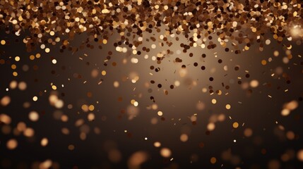  The background of the confetti scattering is in Umber color.