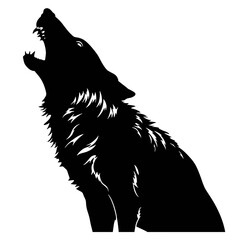 wolf silhouette