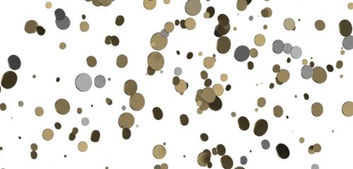 Radiant Revelry: Dynamic 3D Illustration of a Radiating gold Confetti Celebration