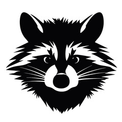 Raccoon silhouette