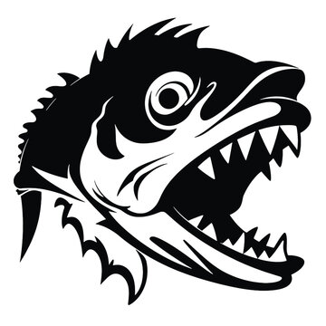 recommend clip art: piranha  Silhouette