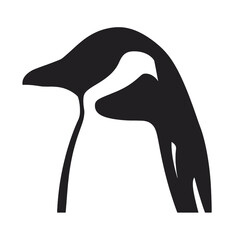 silhouette of a penguin