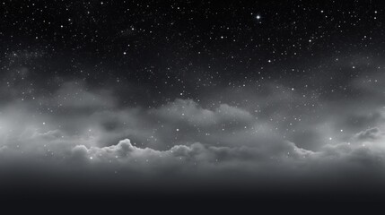 The background of the starry sky is in Gray color.