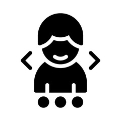 character design glyph icon